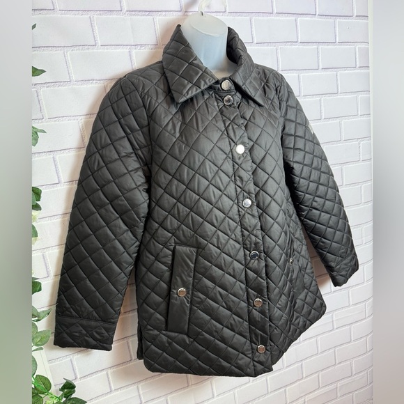 Anne Klein Black Quilted Jacket Women's Size S - Picture 12 of 12